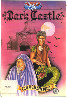 Dark Castle box art for Atari ST
